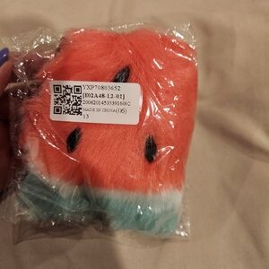 Watermelon Plush Keychain Toy